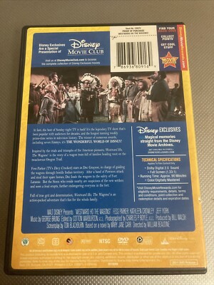 Westward Ho The Wagons DVD Fess Parker The Disney Club Exclusive