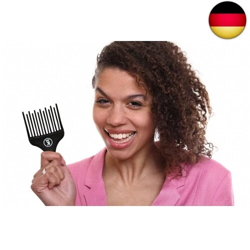 K-Pro Fingerstyler Afro Kamm Grob - Natur-Locken, Dauerwelle, Strähnen - 1 Stück - Bild 3 von 7