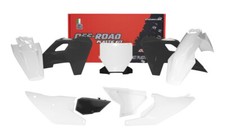 RTECH Set Plastic White Black Husqvarna FC 250 2023-2024