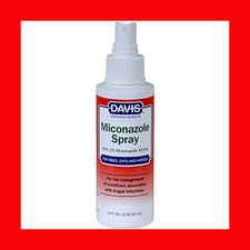 Davis Miconazole Medicated Spray 4 oz for Dog Cat Horse