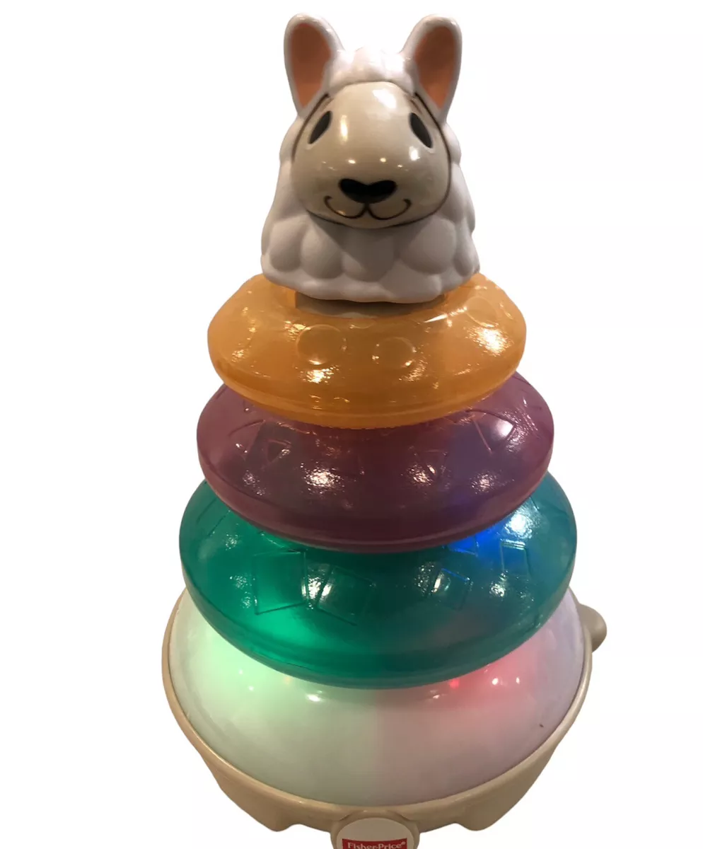Fisher Price Linkimals Lights Colors Llama 2018 Rock Stack