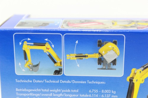 Siku 3560 Wacker Neuson EW 65 Mobilbagger mit Tieflöffel 1:50 Bagger NEU in OVP - Bild 4 von 10