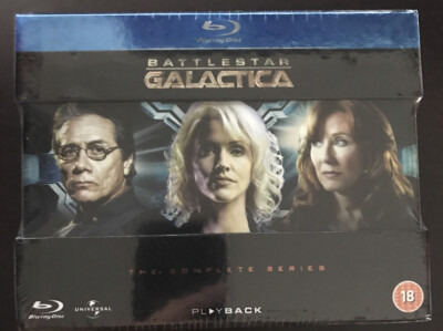 SEALED Battlestar Galactica The Complete Series Blu-ray Disc, 2009, 20-Disc Set