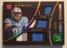 Eric Ebron RC 2014 Panini Black Rold Jersey Patch 47/99 Lions North Carolina