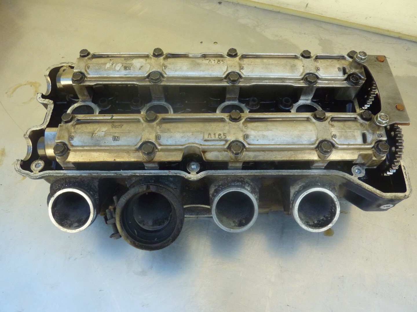 Cylinder hed cams valves CBR1100XX Blackbird 97 Honda 9607 VV8 eBay