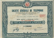 Société Générale de Téléphonie, część 1/10 