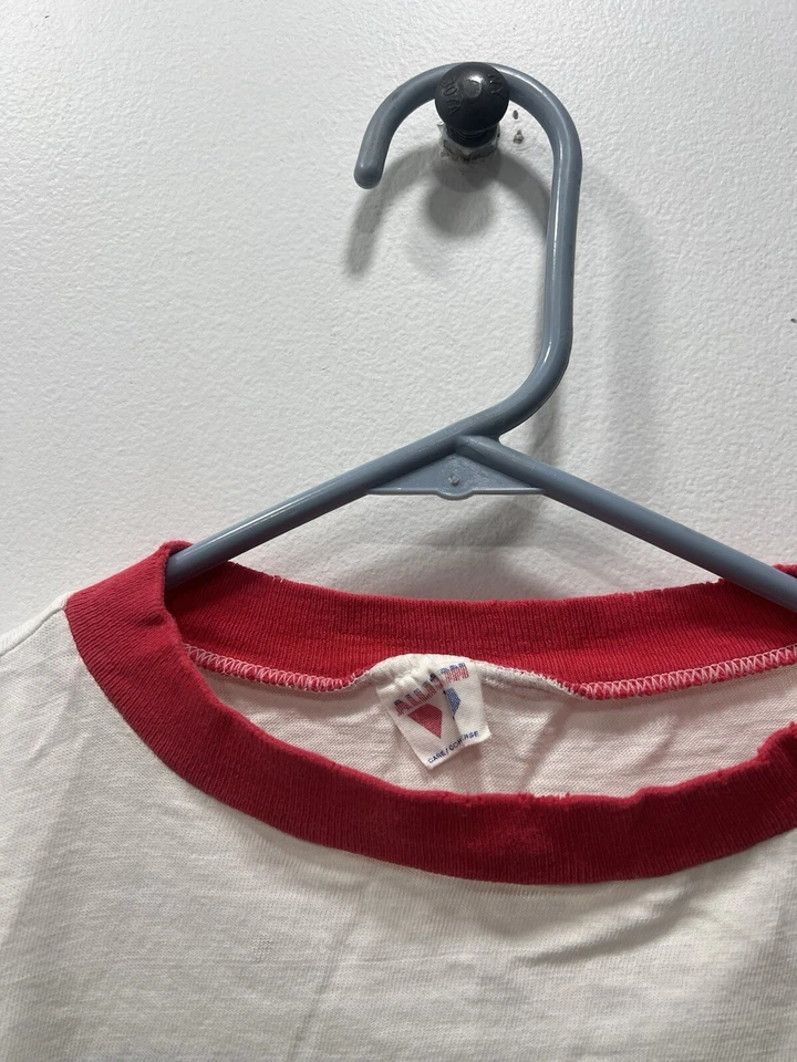 Camiseta Timbre Capitán América 1975 Vintage Talla Grande (Ver Fotos y Medidas) Foto 3 de 4