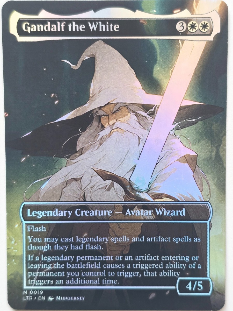MTG 銀幕foil 白のガンダルフ/Gandalf the White 白のガンダルフ (Gandalf the White) · The Lord of the Rings