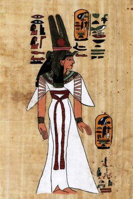 Egyptian Ancient Pharaoh Papyrus Hieroglyphic Vintage Fine Poster - POSTER 20x30