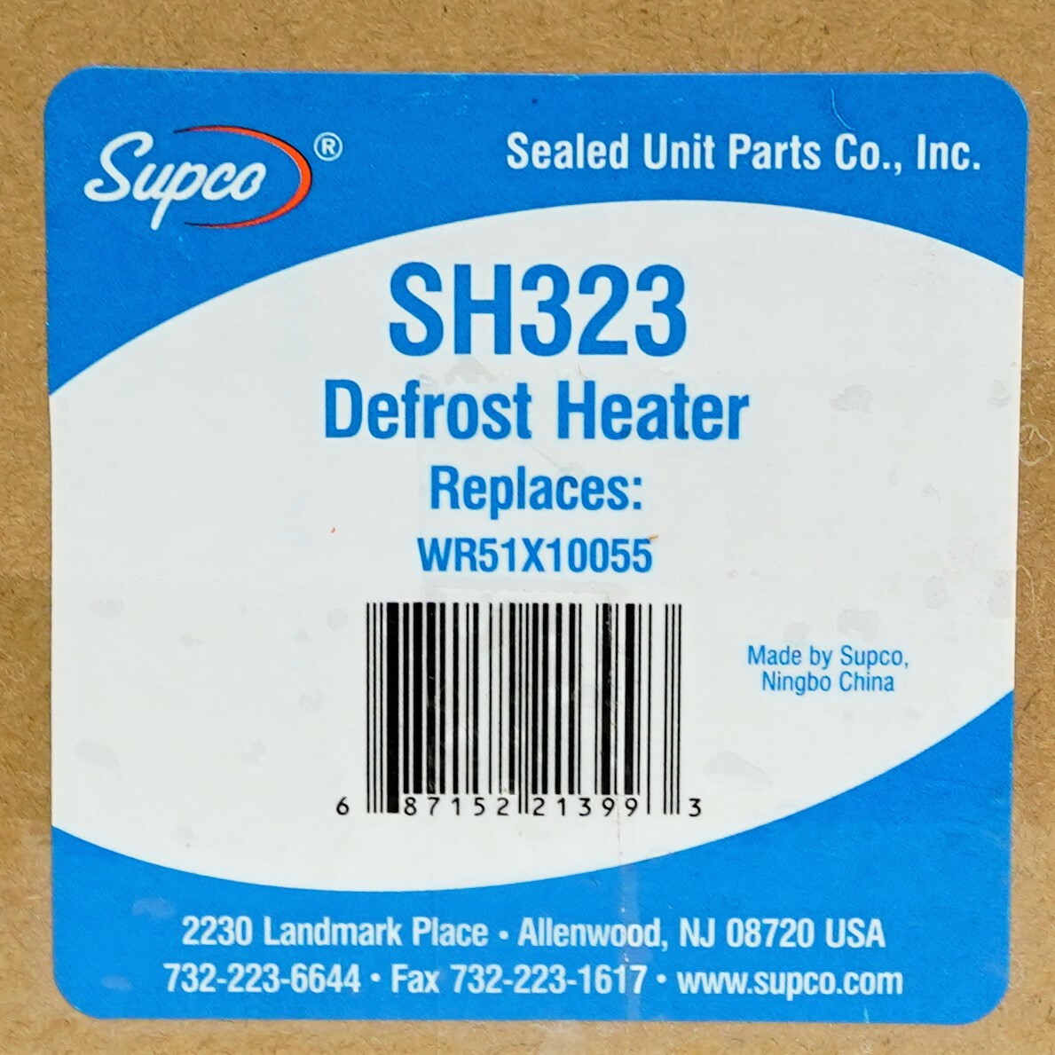 SH323 Supco Refrigerator Defrost Heater for GE WR51X10055 | eBay