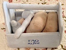 F A O Schwarz My First Tool Box Set Plush Baby Toy Toys R Us Wrench Hammer