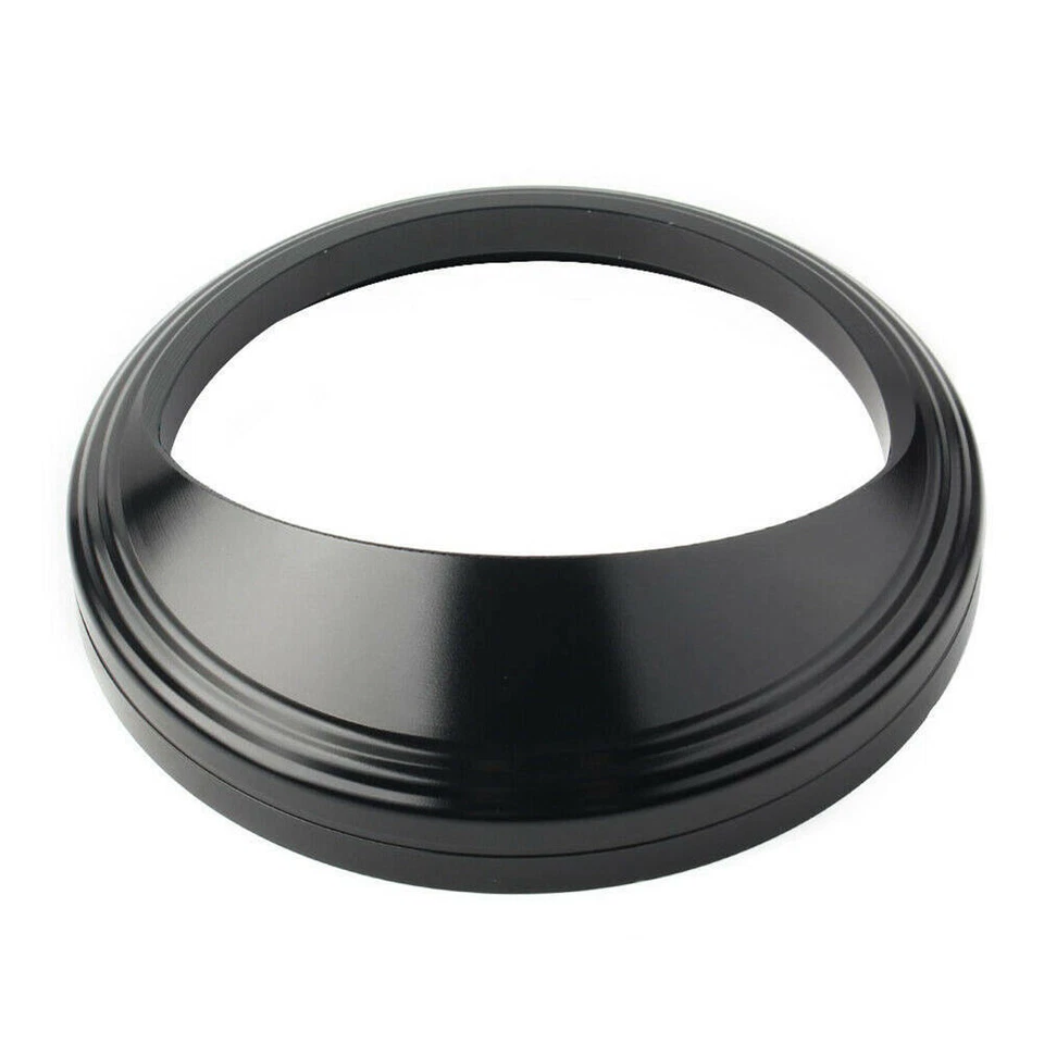 Velocímetro negro CNC 5" Speedo Trim Ring Viseras para Harley para Touring para carretera Foto 3 de 4