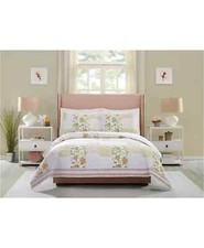 Modern Heirloom - Fay Flower 3PC Full/Queen Quilt Set