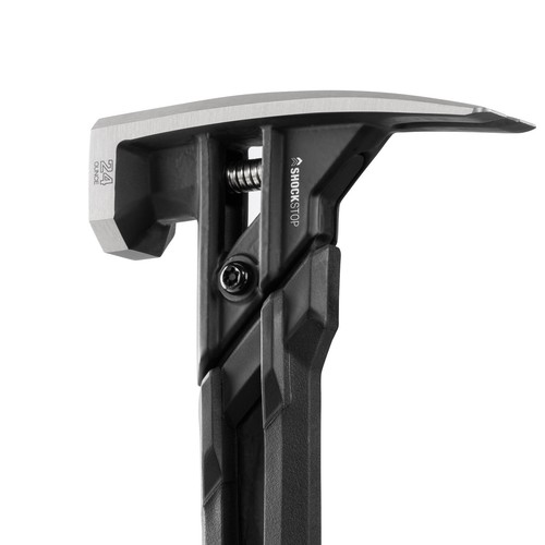 Martillo rasgador de acero ToughBuilt ShockStop 24 oz fresado garra recta grande magnético - Imagen 6 de 20