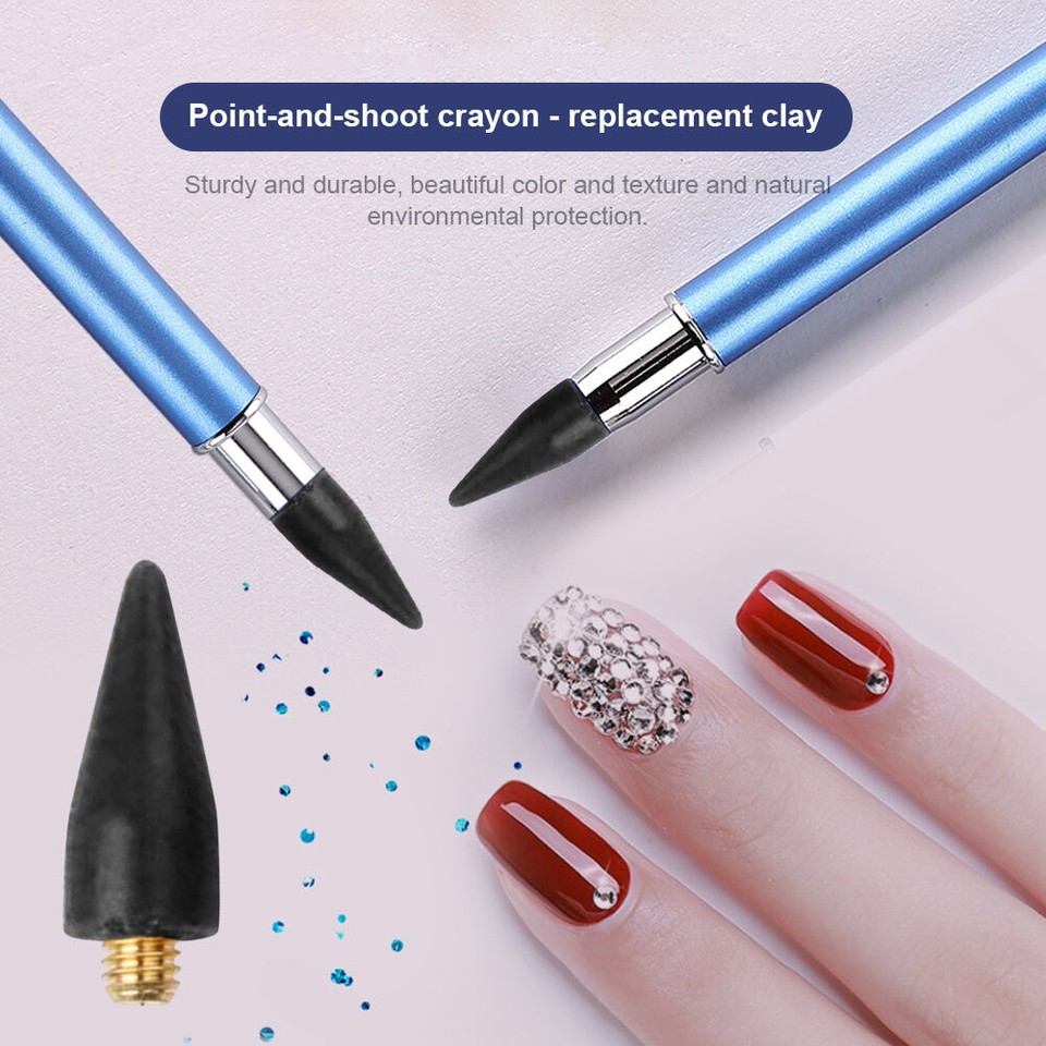 HOT 2pcs Point Drill Pen Replacement Clay Wax for DIY Diamond Painting