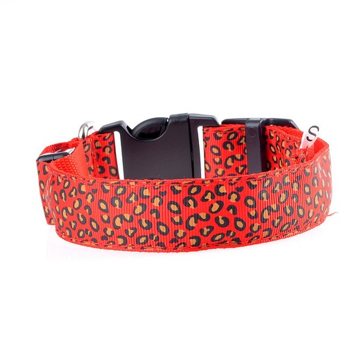 LED Glow Collar Dog Puppy Pet Flashing Light Safety Glow In The Dark FAST POST - Picture 32 of 81