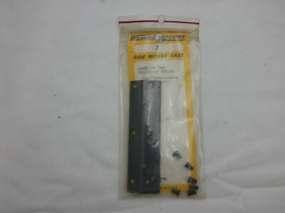 Weaver Side Mount Base 7 Browning Double Auto