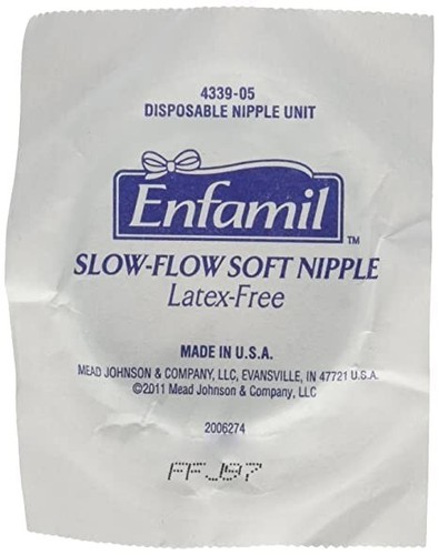 Enfamil Slow Flow Soft disposable bottle Nipples Latex free 24 COUNT - Picture 2 of 2