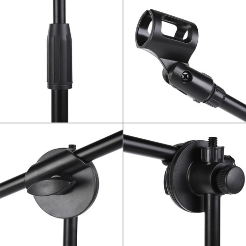 High Quality Professional Boom Microphone Mic Stand Holder Adjustable 1 Clips UK - Picture 3 of 11