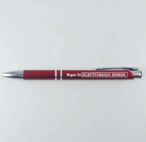 Lasergravierter Kugelschreiber schwarz rot blau aus Metall verschiedene Motive - Picture 32 of 40