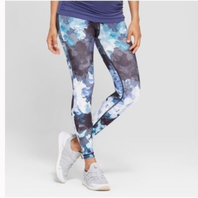 Ingrid & Isabel Maternity Floral Print Active Leggings with Crossover Panel