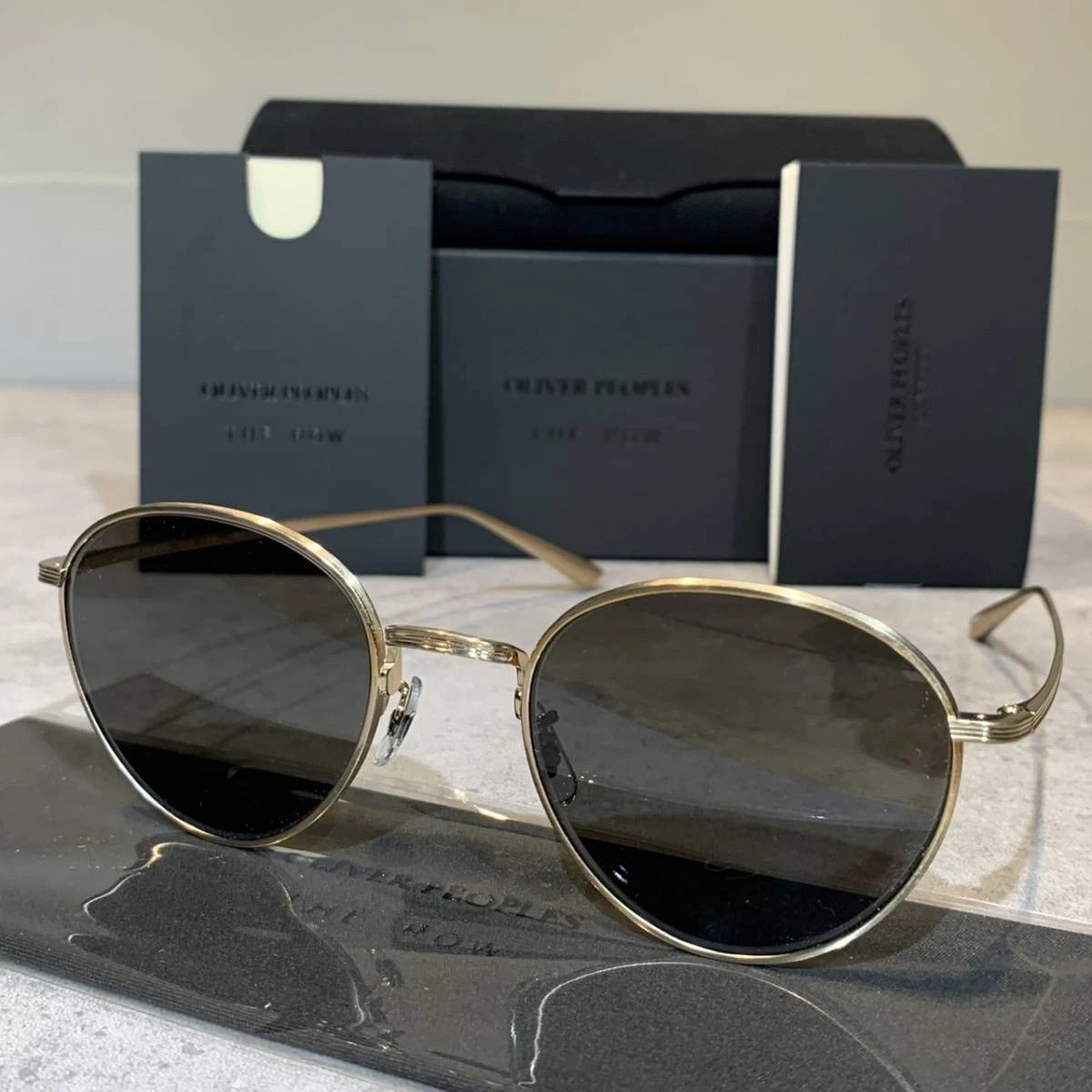 Oliver peoples The Row OV1231ST 5252R5 BROWNSTONE 2 Sunglasses made in Japan