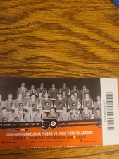 New York Islanders Philadelphia Flyers Unused Ticket Stub 10/30/2008 