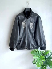 Vintage West Coast Choppers Jesse James Men's Leather Jacket Size M, Made in USA