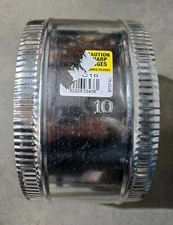 Master Flow 10 in. Flexible Duct and Sheet Metal Connector Splice Collar (38C)