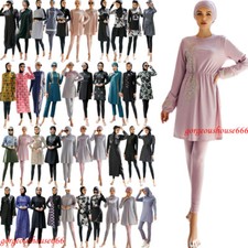 Women Muslim Swimwear Swim Hijab 3pcs Modest Burkini Islamic Swimsuit Arab Cloth