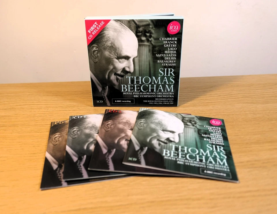 Sir Thomas Beecham Live 1952-1959 BBC Recordings 3 CD ICA Classics *LIKE NEW* Foto 3 de 3