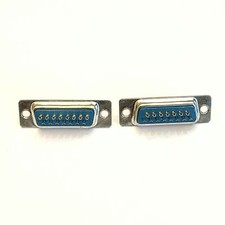 US Stock 10pcs D-SUB CONNECTOR 15 PINS FEMALE DB15 DB15F