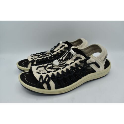 Keen Womens Size 11 Uneek II Open Toe Birch Black Shoes Sandals