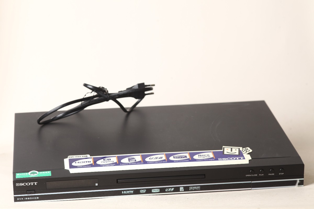 Scott DVD Player DVX 1980 HDB HDMI siehe Fotos (268892) #5964