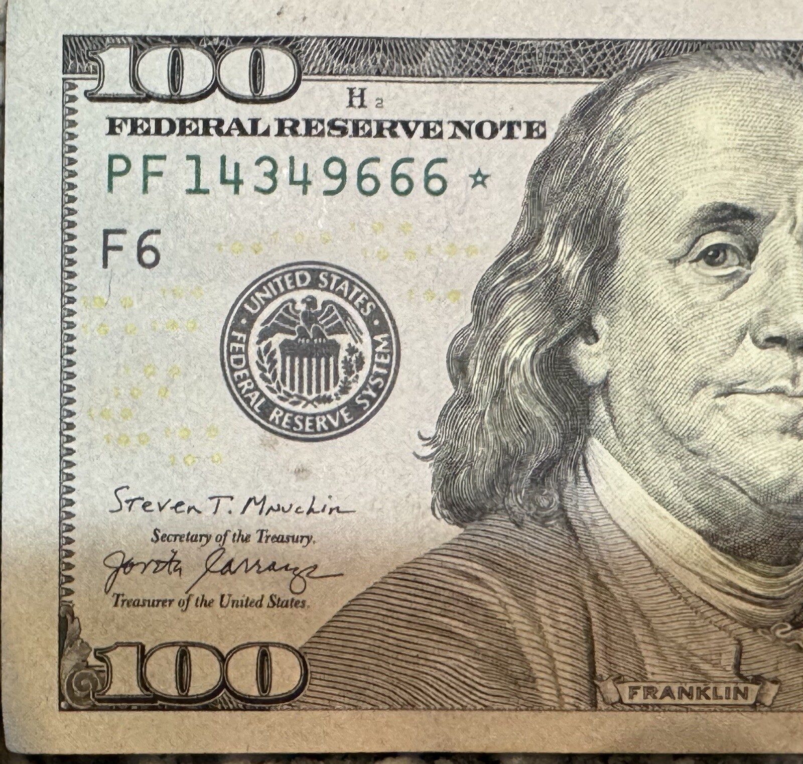 100 dollar bill *star note* Series 2017A RARE Great Condition eBay