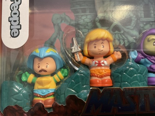 Fisher-Price Little People Collector Set Masters of The Universe MOTU He-man NEW - Picture 2 of 5