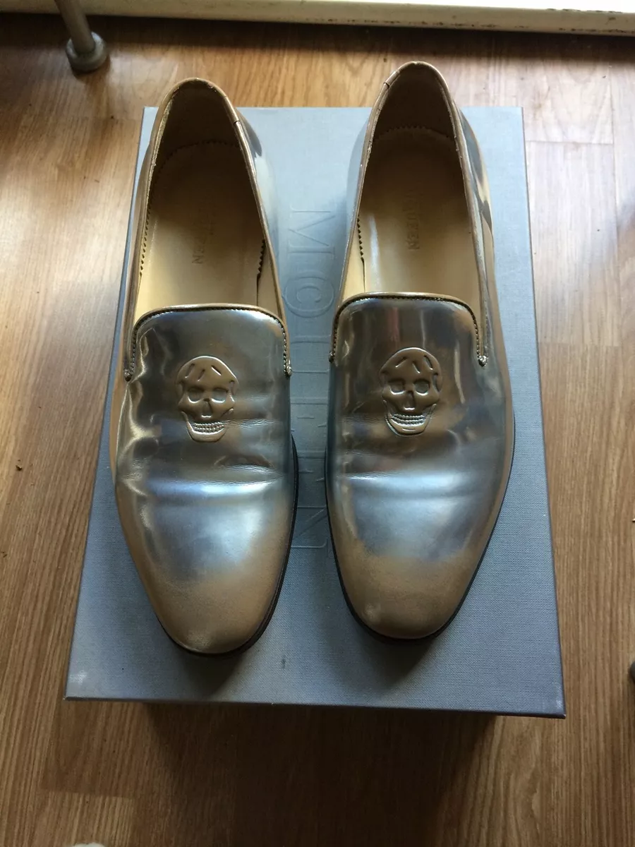 Authentic Alexander McQueen Leather loafers UK8 EU42 original price 545