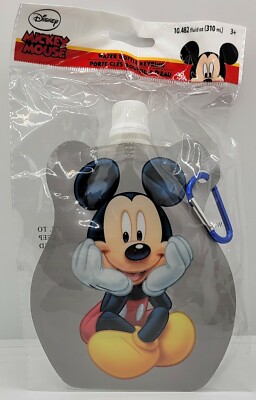 Disney Mickey Mouse Backpack Water Bottle On the Go Key Ring Key Chain Free Ship