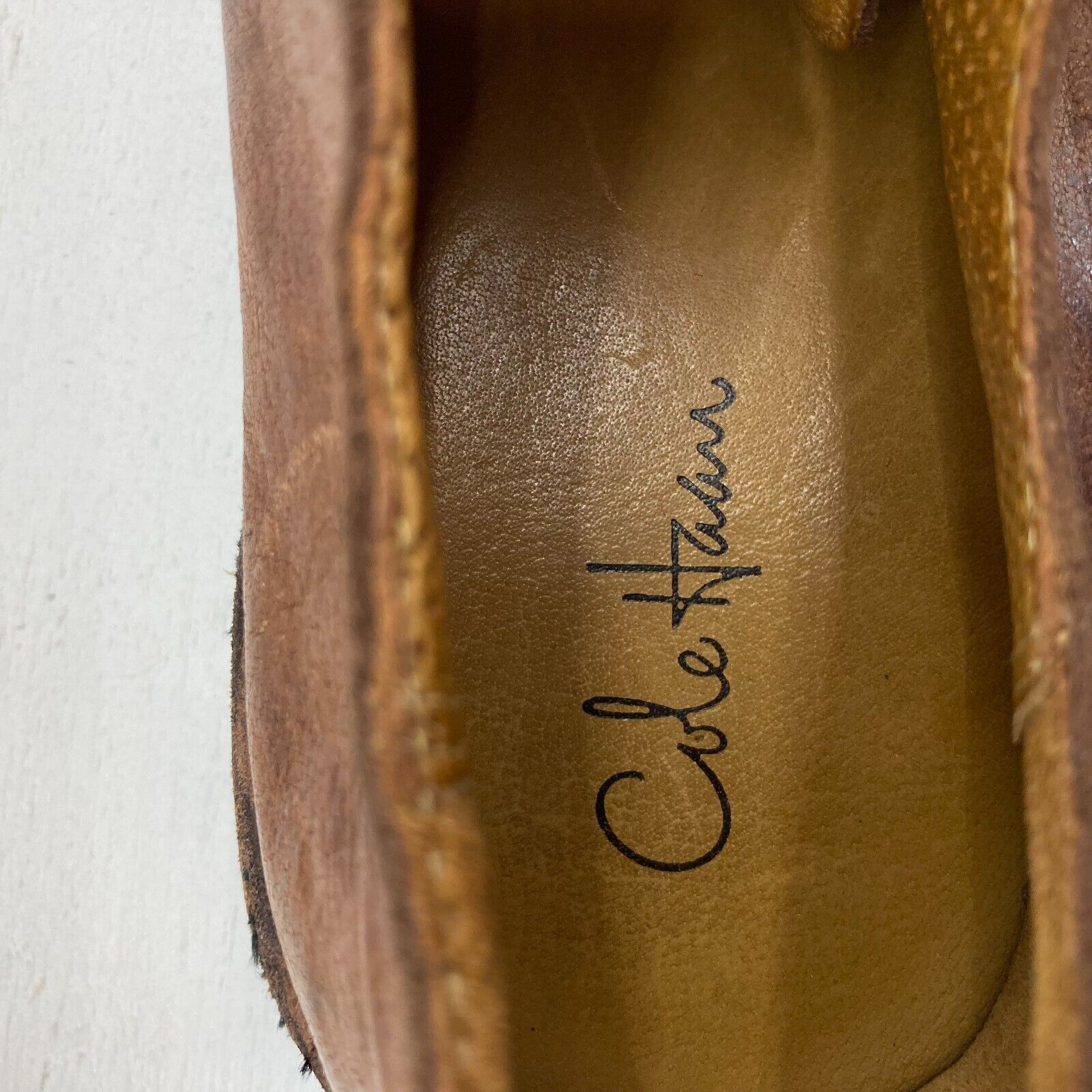 Cole Haan Plain Toe Oxford Shoes Mens 9.5 M Dark … - image 9