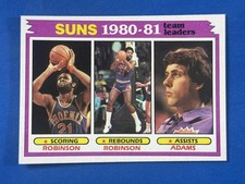 1981-82 Topps #60 Leonard Robinson / Alvan Adams Phoenix Suns EX-MT