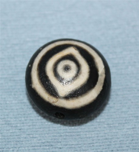 Lovely Special Rare Pure Tibetan Old Agate Dzi * Eyed * Bead 82548