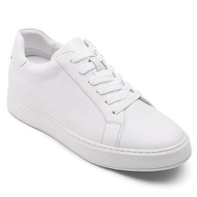 us8 goldmoral 6cm/2.36'' elevator shoes Height Increase shoes men white sneaker