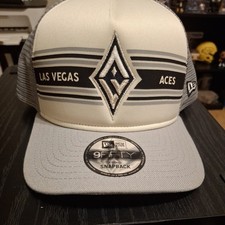 New Era 9Fifty Las Vegas Aces Banner Foam Front A-Frame White/Gray Snapback 