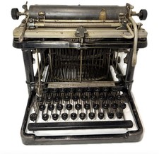 EXTREMELY RARE Antique FAY-SHOLES No. 7 Typewriter 1908-1910 thumbnail