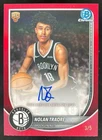 2025-26 Bowman Nolan Traore Chrome Auto Red Refractor /5 #BCA-NT Brooklyn Nets