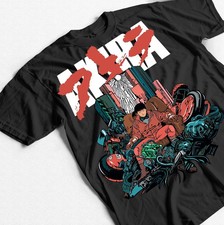 Akira Anime, Retro Neo Tokyo Manga T-Shirt Black Gift For Friends