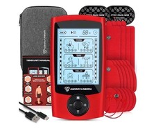 TENS Unit Muscle Stimulator EMS Massager Machine for Shoulder Neck Sciatica a...