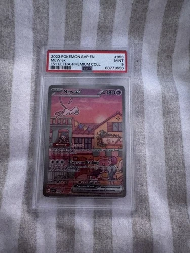 Mew ex 053 -  SVP Black Star Promo - 151 UPC  - PSA 9 - Pokémon Card