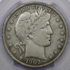1902 50c Barber Half Dollar - PCGS VF 30