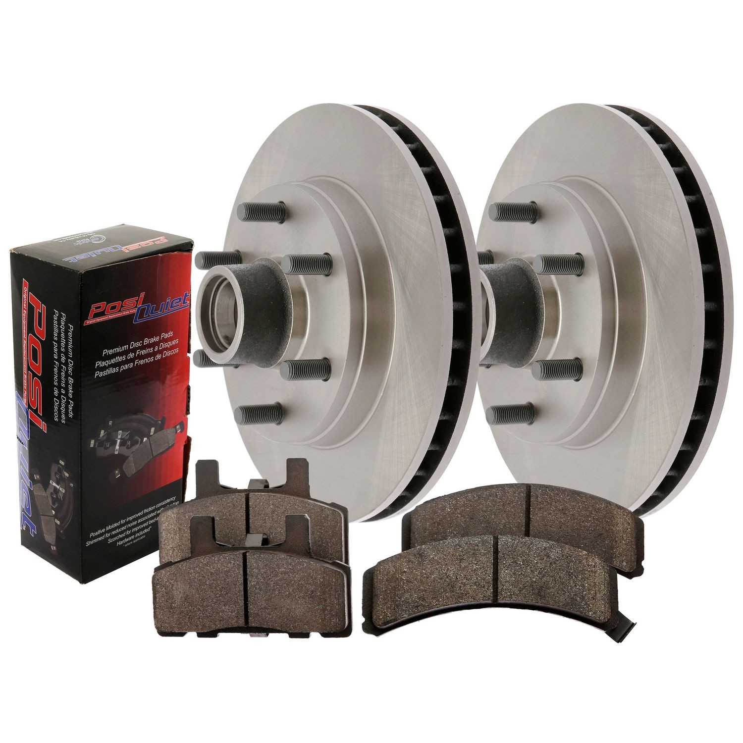 Centric Parts 907.45015 Posi Quiet Brake Pads with C-TEK Brake Rotors